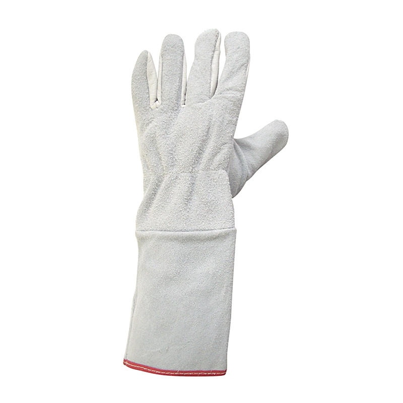 Luva Vaqueta Mista com Punho 15 cm Raspa  ( COD 40 )