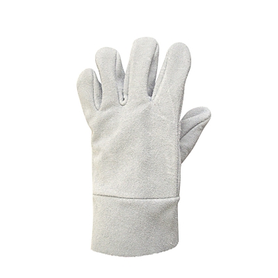 Luva em Raspa Dorso Liso Punho 7cm  ( COD 116 )