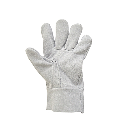 Luva em Raspa Dorso Liso Punho 7cm  ( COD 116 )