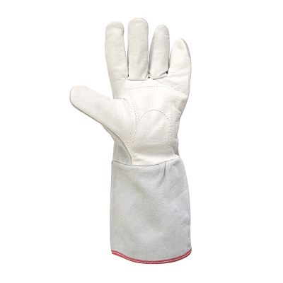 Luva Vaqueta Mista com Punho 20cm em Raspa  ( COD 39 )